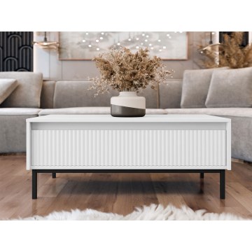 Stolik kawowy OZMI 40x100 cm biały