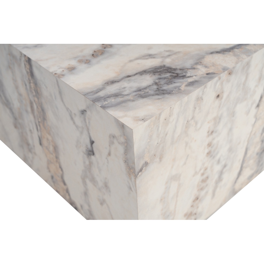 Stolik kawowy PRIZMA 35x90 cm dekor marmuru