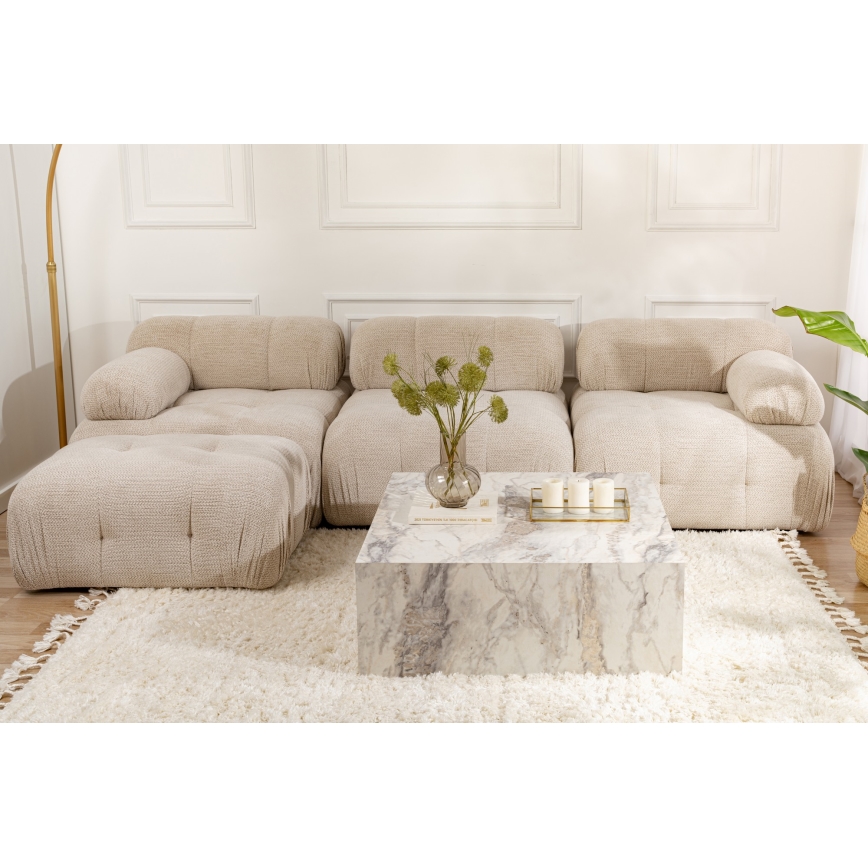 Stolik kawowy PRIZMA 35x90 cm w dekorze marmuru