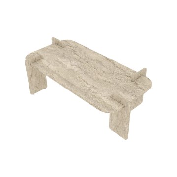 Stolik kawowy PURO 120x60 cm beżowy