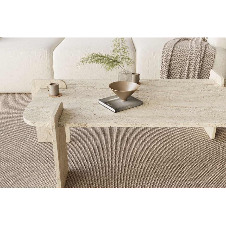 Stolik kawowy PURO 120x60 cm trawertyn