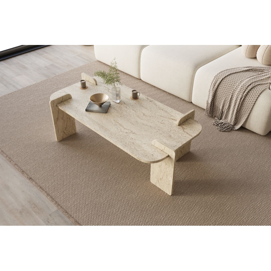 Stolik kawowy PURO 120x60 cm trawertyn