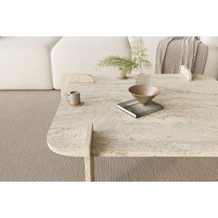 Stolik kawowy PURO 90x90 cm trawertyn