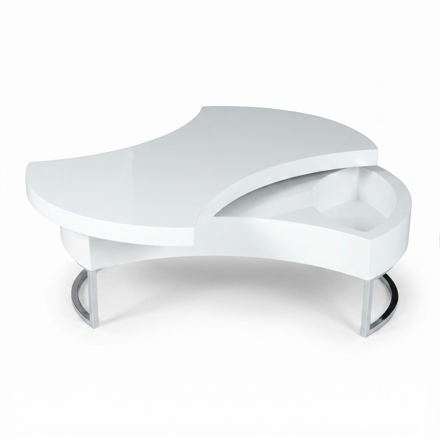 Stolik kawowy REPOS 115x80 cm biały