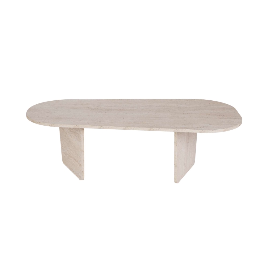 Stolik kawowy ROND 130x65 cm beżowy