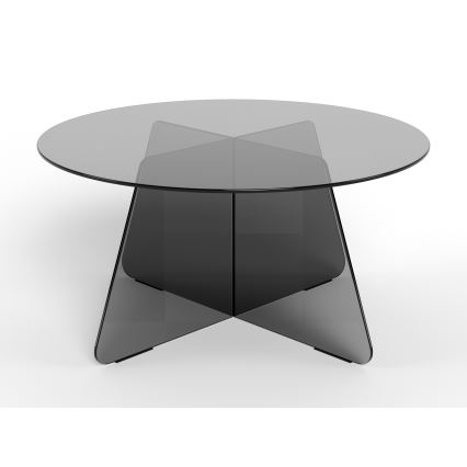 Stolik kawowy SANOS 80 cm, dymnoszary
