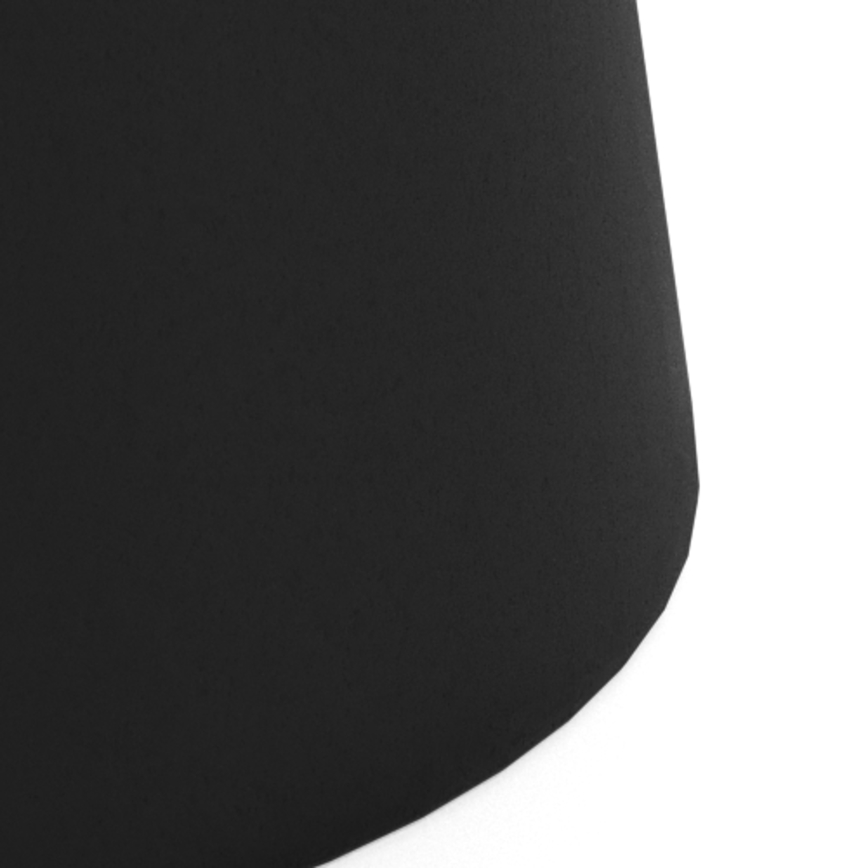 Stolik kawowy SANTORINI śr. 45 cm biały/czarny/ceramika