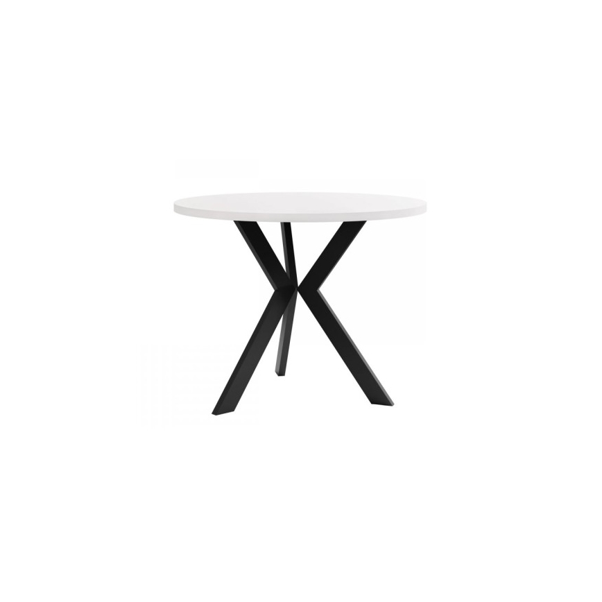 Stolik kawowy STK 50x65 cm czarny/biały