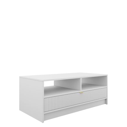 Stolik kawowy TIRENO 100x40 cm biały