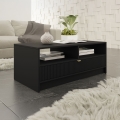 Stolik kawowy TIRENO 100x40 cm czarny