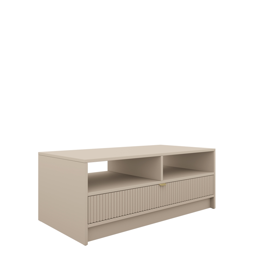 Stolik kawowy TIRENO 40x100 cm beżowy