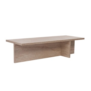 Stolik kawowy VERUM 120x45 cm beżowy