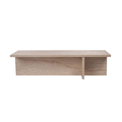 Stolik kawowy VERUM 120x45 cm trawertyn