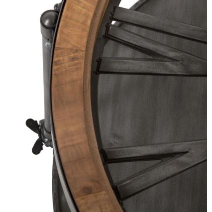 Stolik kawowy z zegarem CHRONO 89,5x47 cm 1xAA