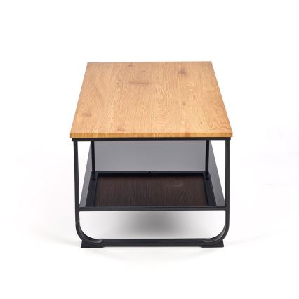 Stolik konferencyjny ARTIGA 45x105 cm czarny/beżowy