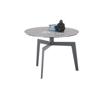 Stolik konferencyjny BALANCE śr. 60 cm szary/antracyt
