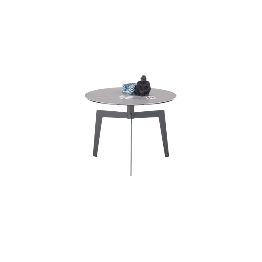Stolik konferencyjny BALANCE śr. 60 cm szary/antracyt