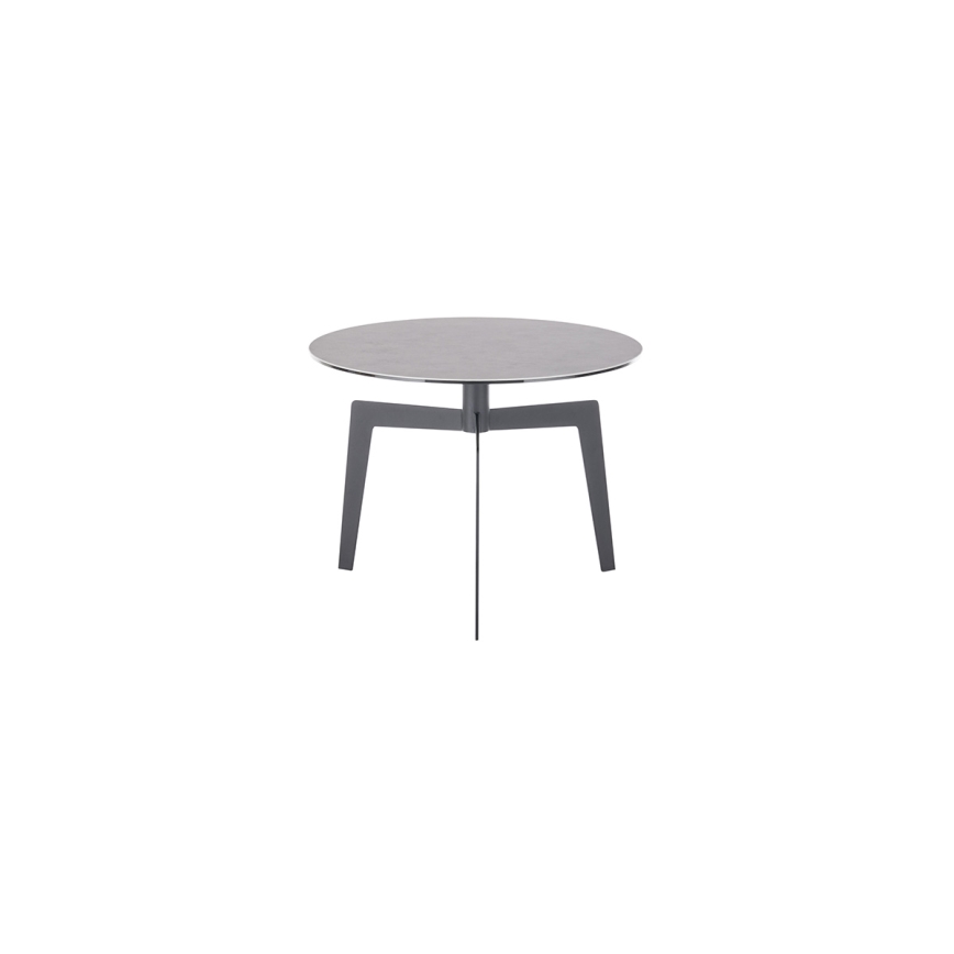 Stolik konferencyjny BALANCE śr. 60 cm szary/antracyt