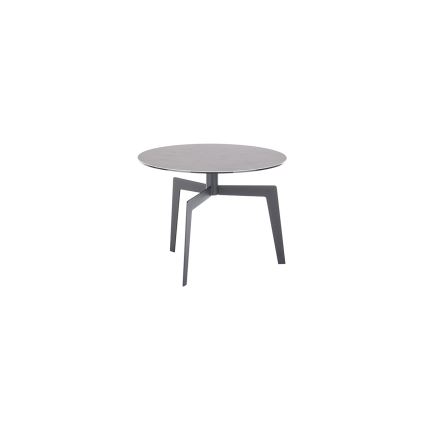 Stolik konferencyjny BALANCE śr. 60 cm szary/antracyt