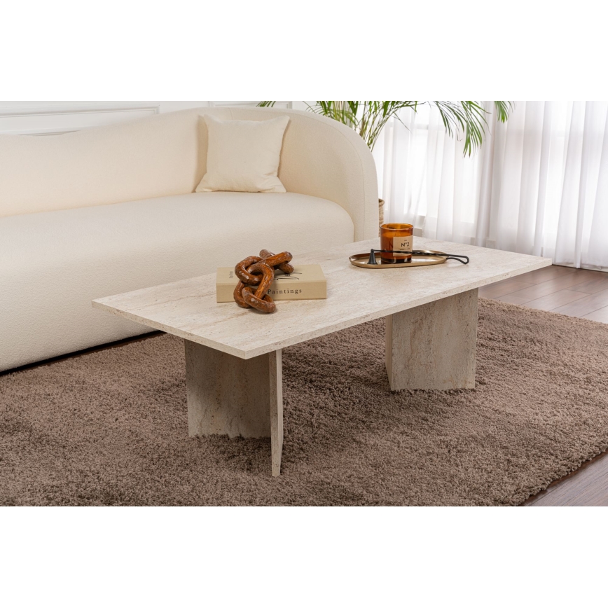 Stolik konferencyjny NEL 119x60 cm beżowy