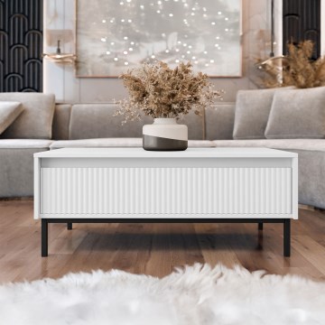 Stolik konferencyjny OZMI 100x40 cm biały
