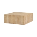 Stolik konferencyjny PRIZMA 90x90 cm dąb