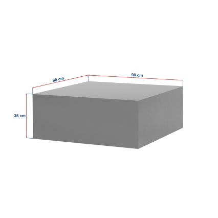 Stolik konferencyjny PRIZMA 90x90 cm trawertyn