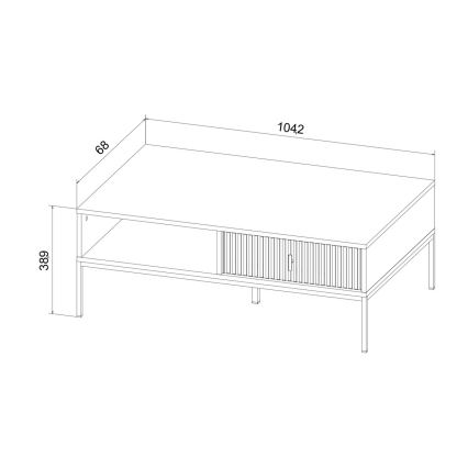 Stolik konferencyjny SUE czarny