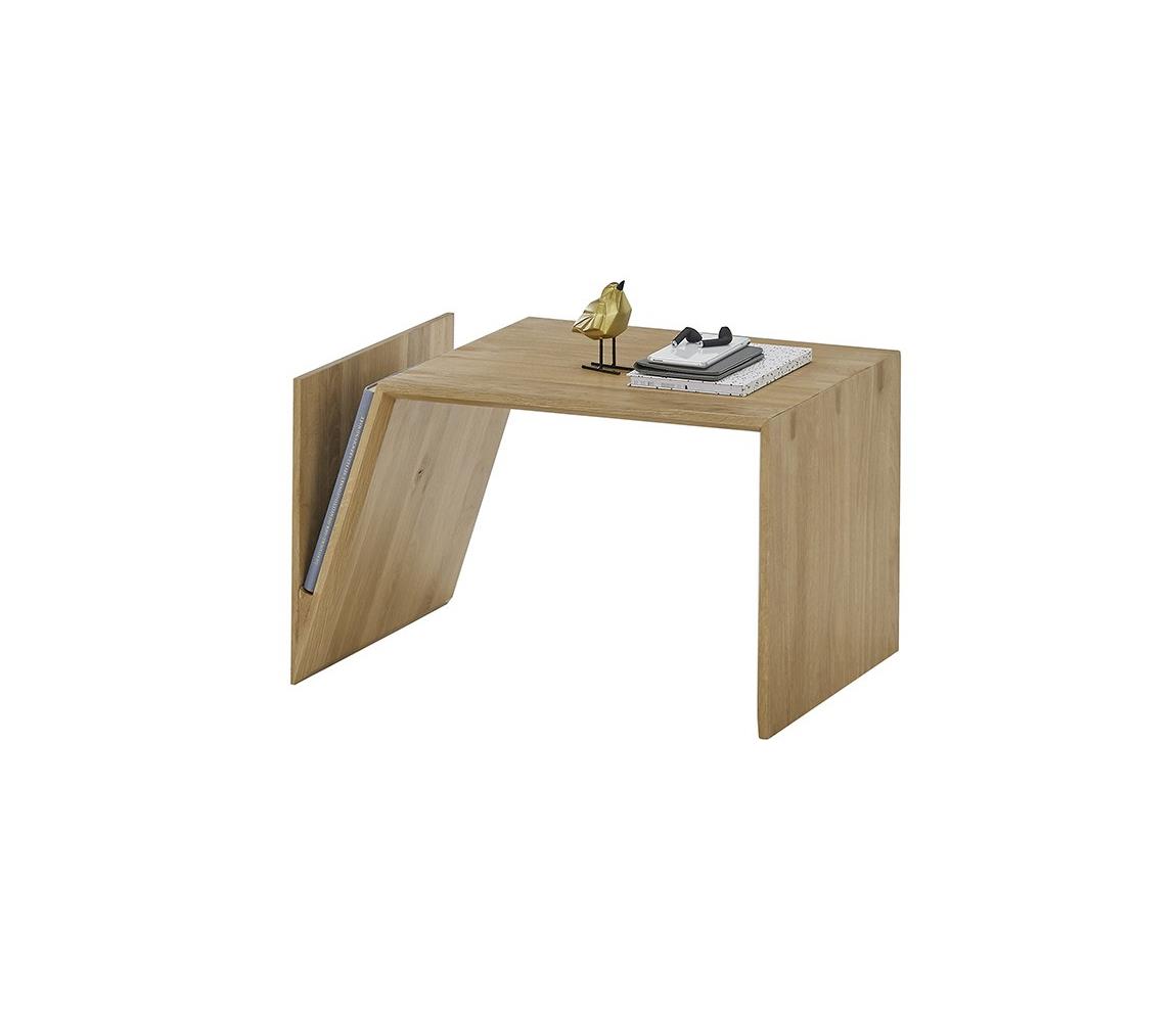Stolik konferencyjny z możliwością ustawienia w pionie i poziomie PRISM 60x40 cm dąb