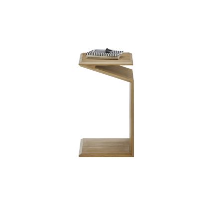 Stolik kawowy PRISM 60x40 cm z regulacją ustawienia (pionowo/poziomo), dąb