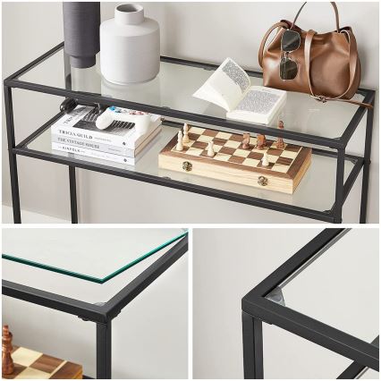 Stolik konsolowy CIREL czarny