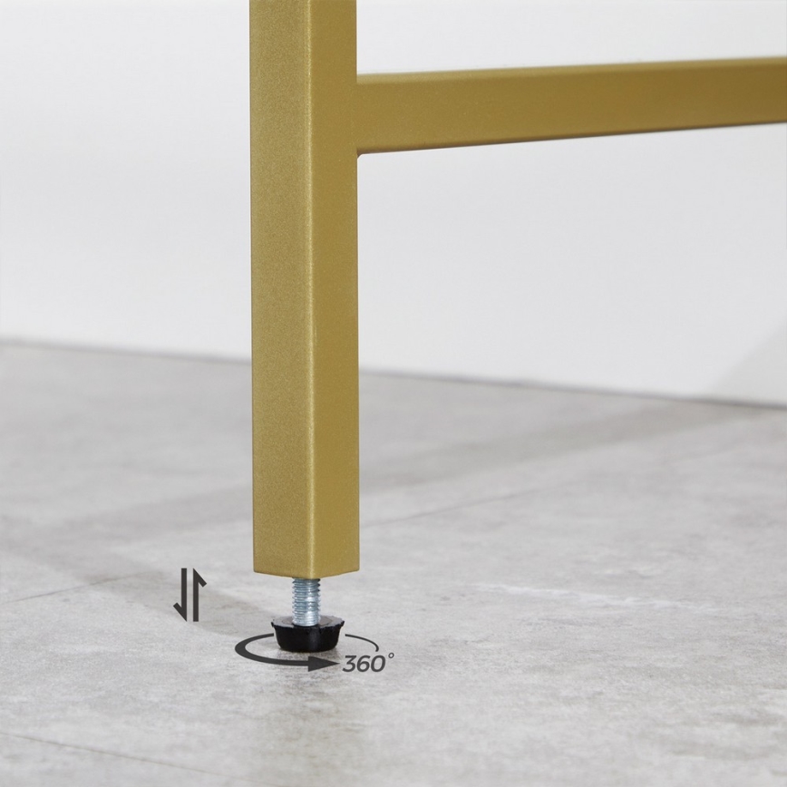 Stolik konsolowy CIREL złoty