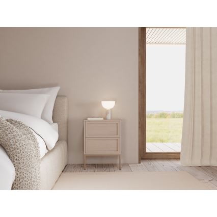 Stolik nocny ALIN 46x40 cm taupe