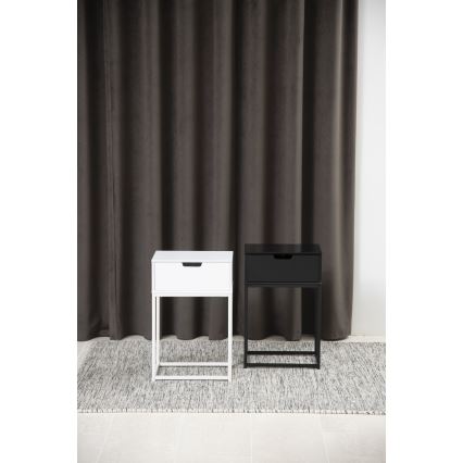 Stolik nocny CARLY antracyt