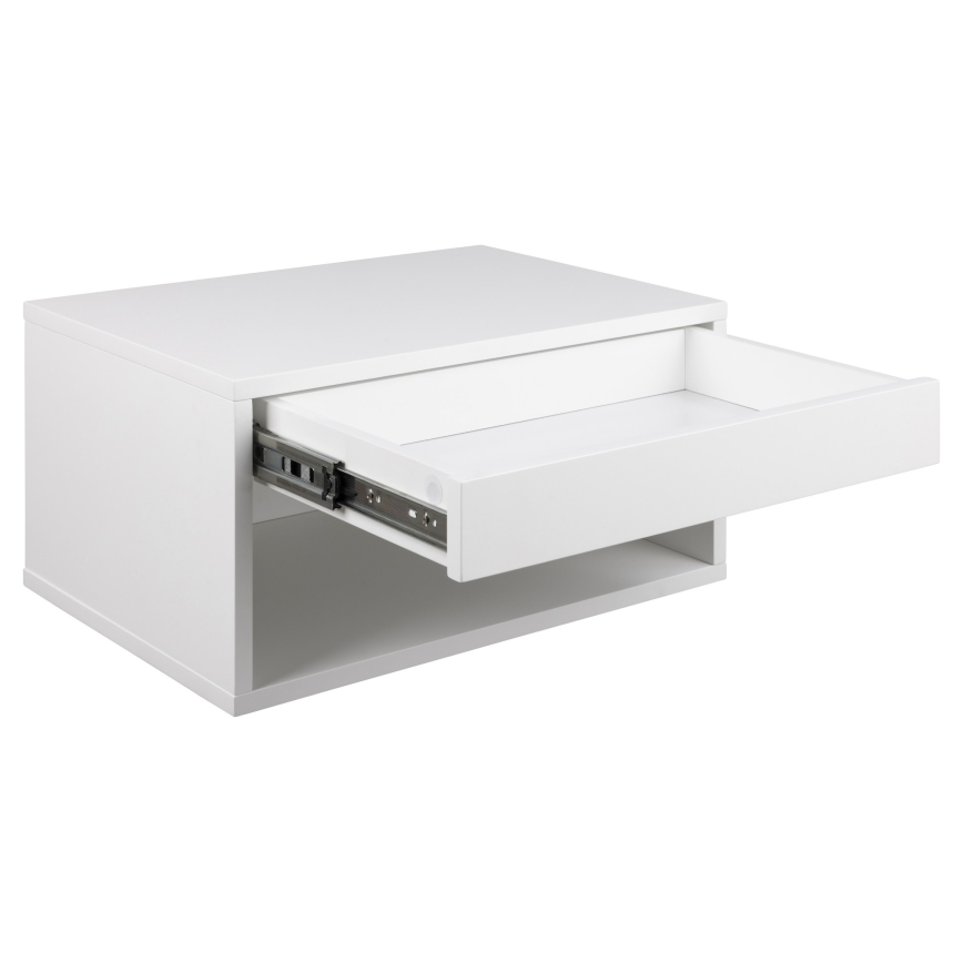 Stolik nocny LIGNE 50x35 cm biały