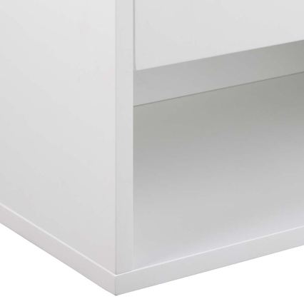 Stolik nocny LIGNE 50x35 cm biały