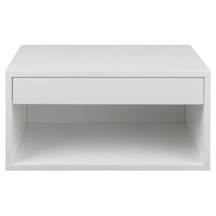 Stolik nocny LIGNE 50x35 cm biały