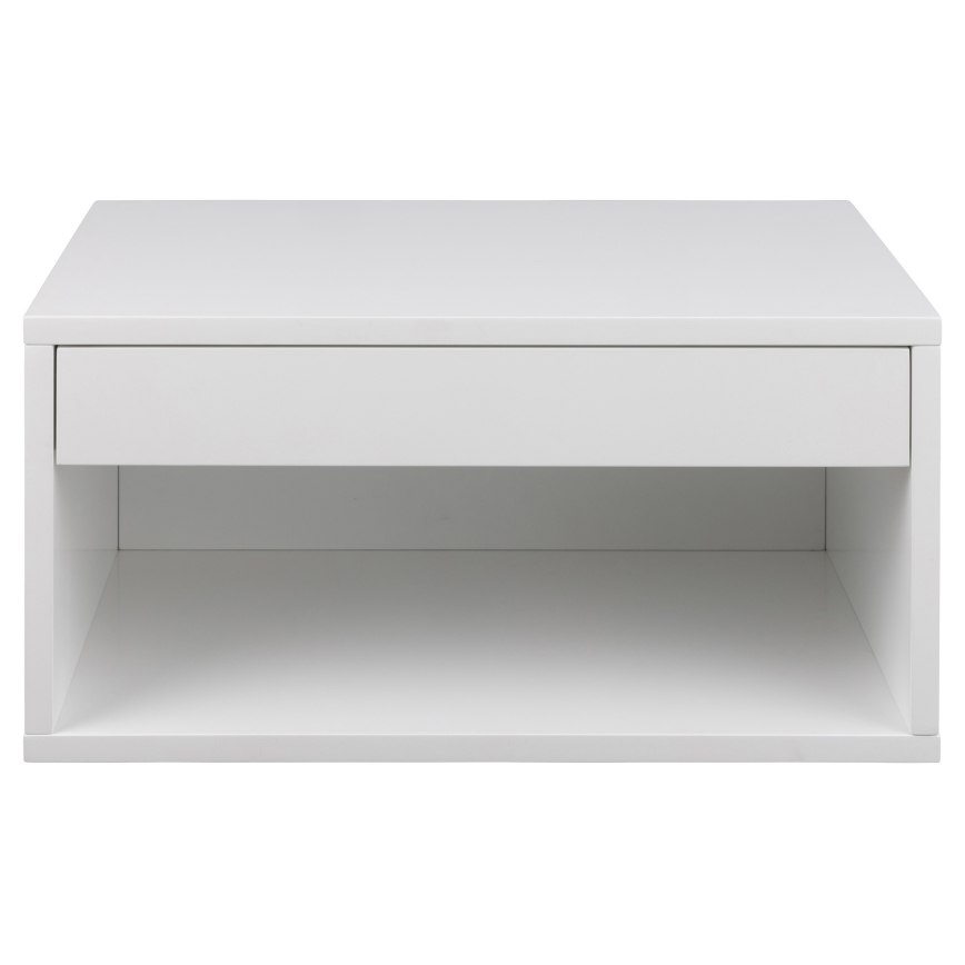 Stolik nocny LIGNE 50x35 cm biały