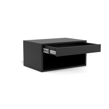 Stolik nocny LIGNE 50x35 cm czarny