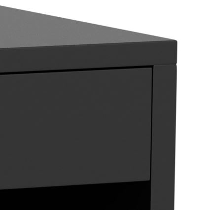 Stolik nocny LIGNE 50x35 cm czarny
