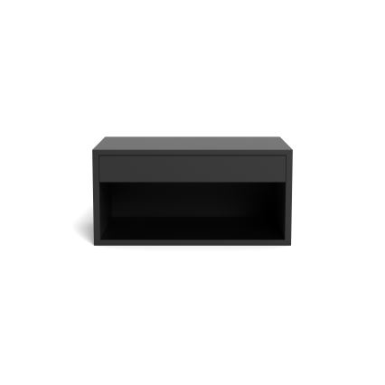Stolik nocny LIGNE 50x35 cm czarny