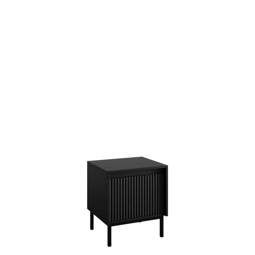 Stolik nocny OZMI 45x50 cm czarny