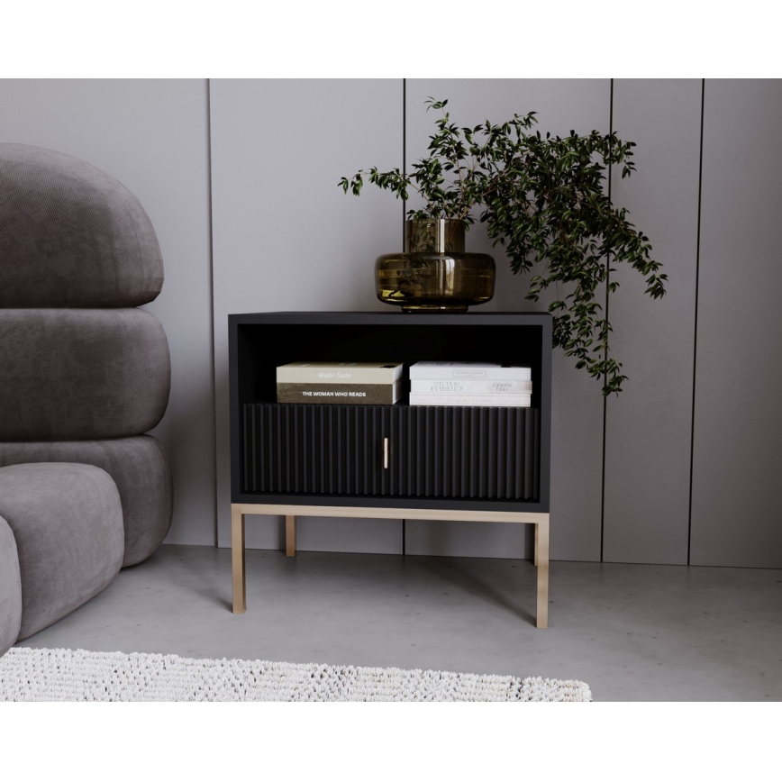 Stolik nocny SUE czarny