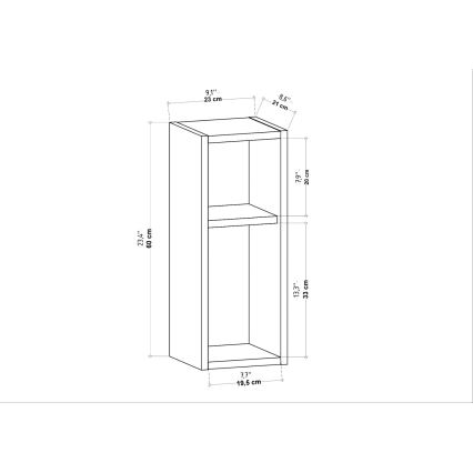 Stolik nocny TILMO dąb