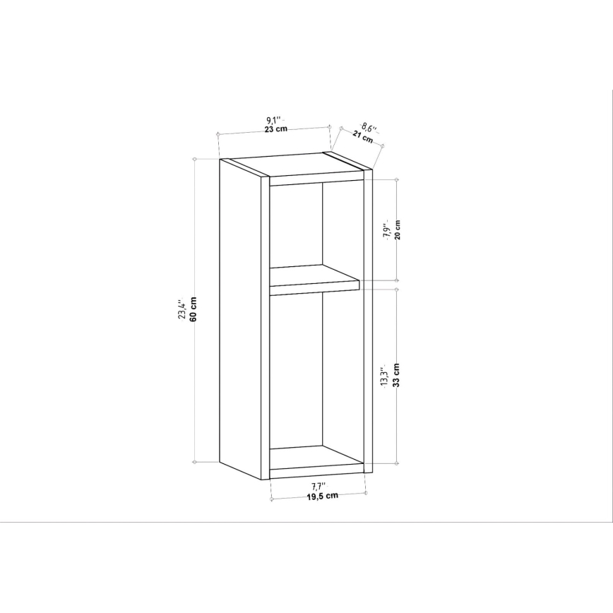 Stolik nocny TILMO dąb