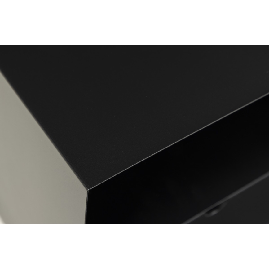 Stolik nocny z możliwością montażu na ścianę BEKIM czarny