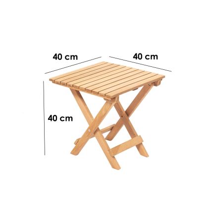 Stolik ogrodowy 40x40 cm buk
