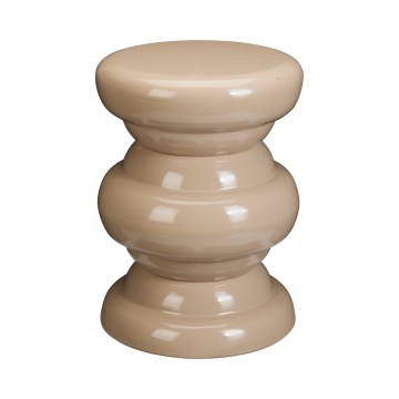 Stolik pomocniczy PETIT Ø 31 cm beżowy