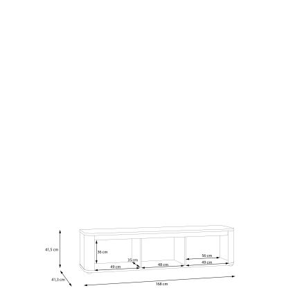 Stolik RTV INAR beżowy
