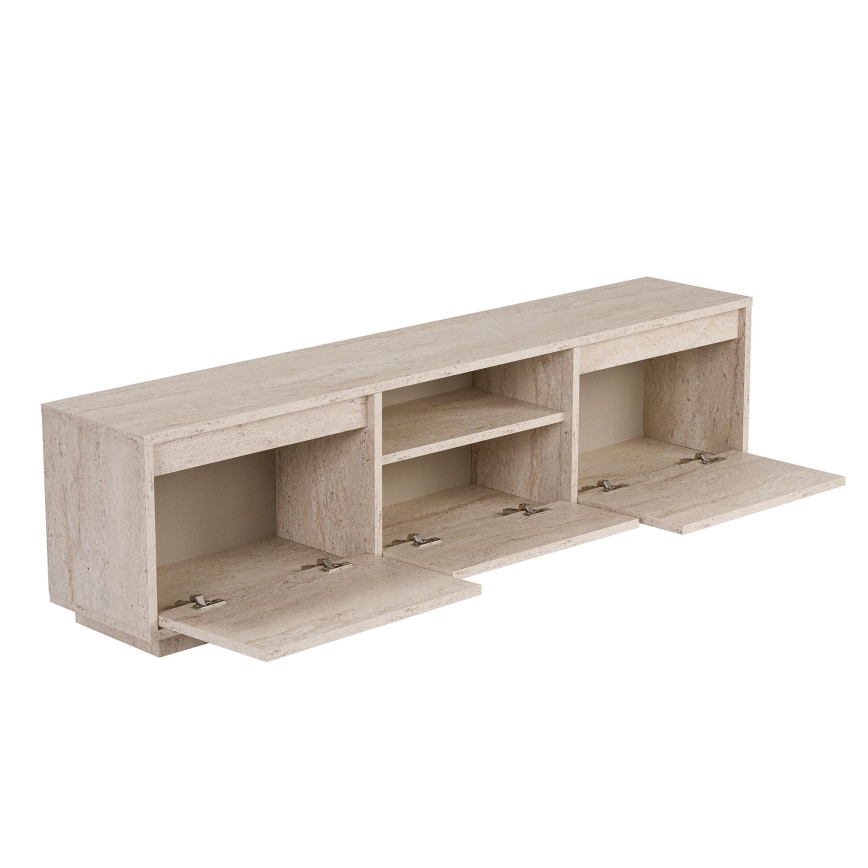 Stolik RTV KREDE 160x30 cm beżowy
